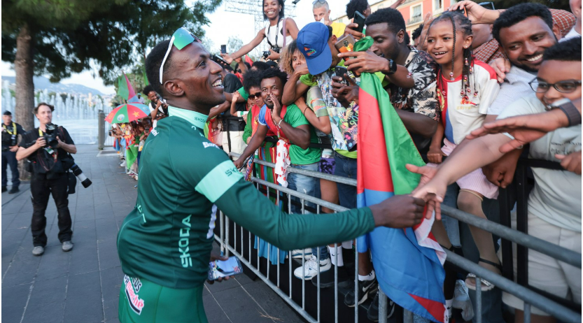 Biniam Girmay’s Tour de France triumph unites troubled Eritrea