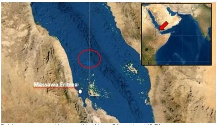 Freighter Reports Approach from Vessel Saying it is Eritrean Navy