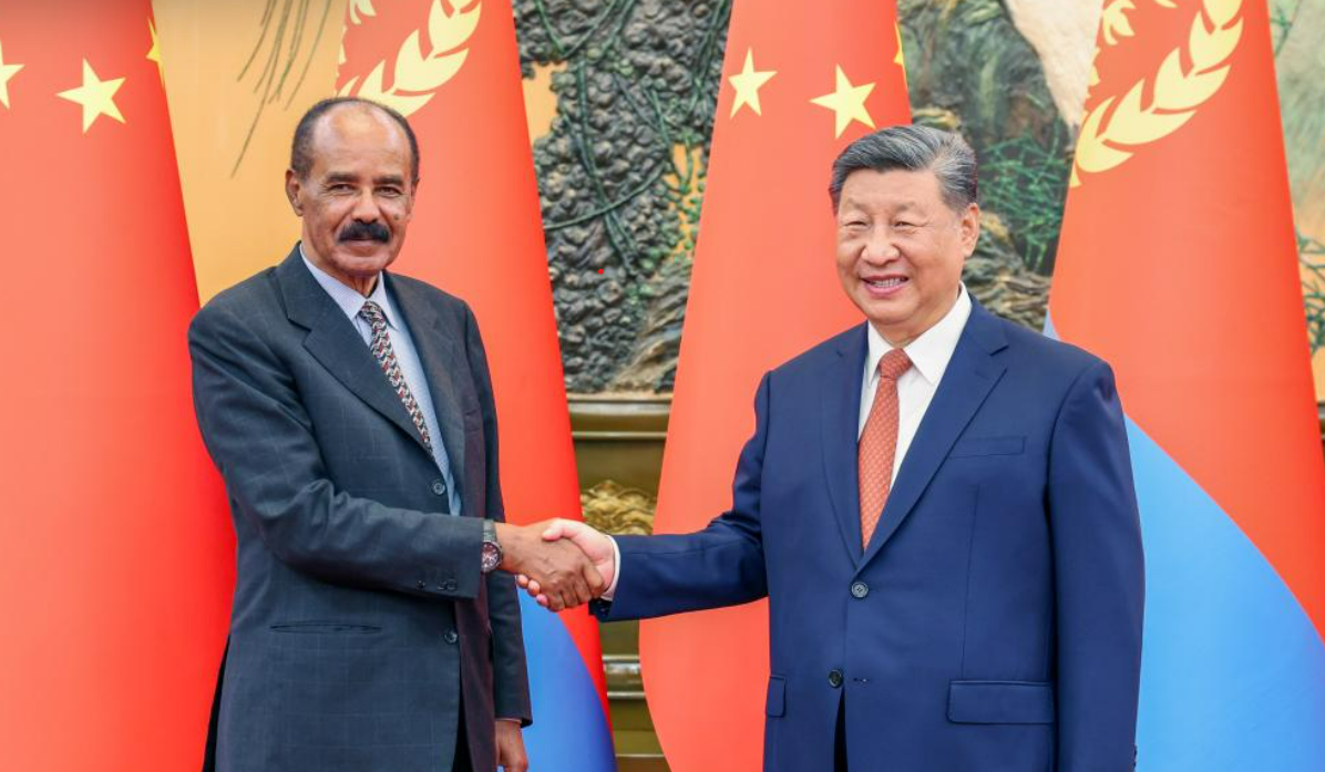 Xi meets Eritrean president